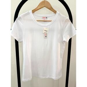 Sundry NEW Cotton Blend White T-Shirt, Small